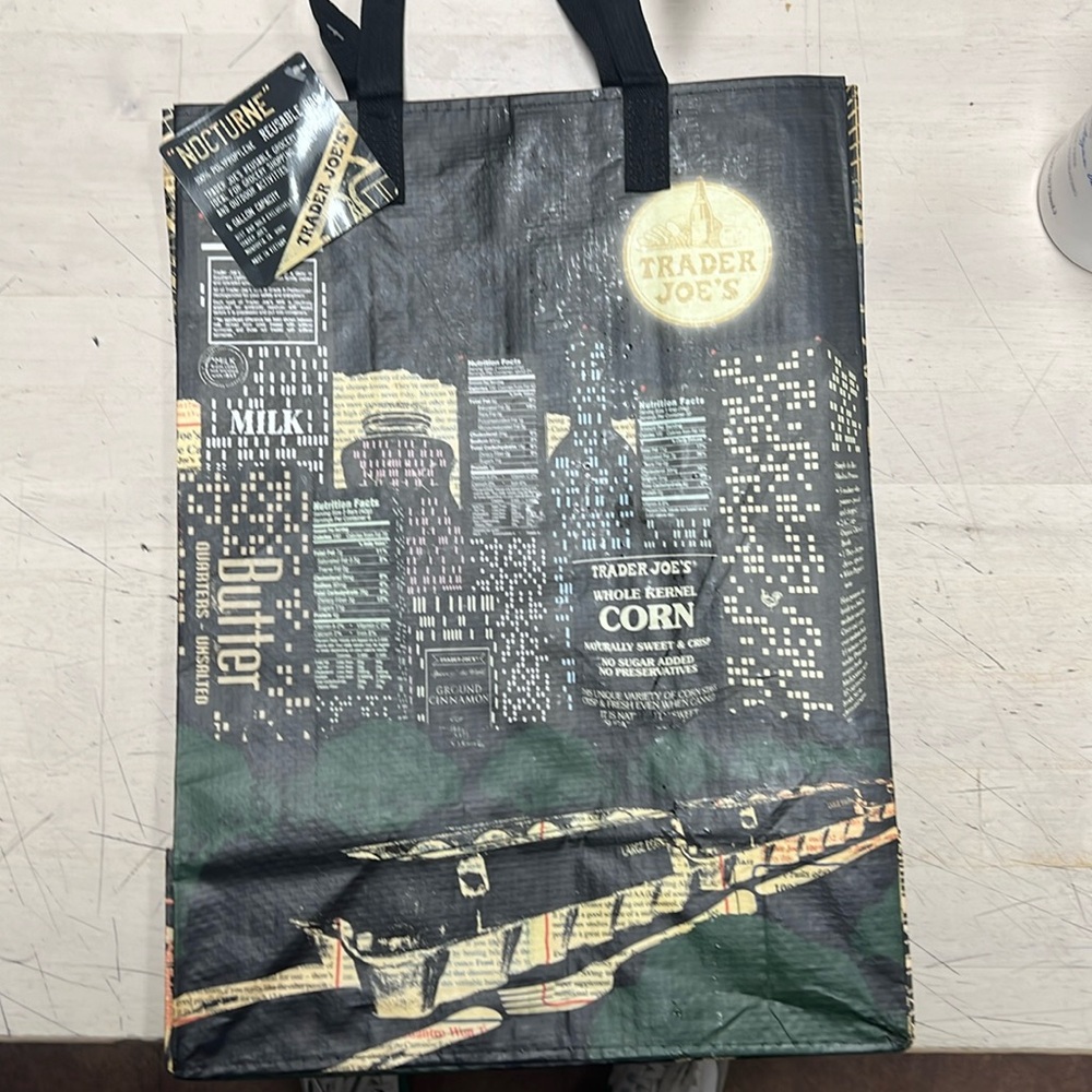 Nocturne Night View Trader Joe’s Tote Reusable Bag Grocery Shopping Bag